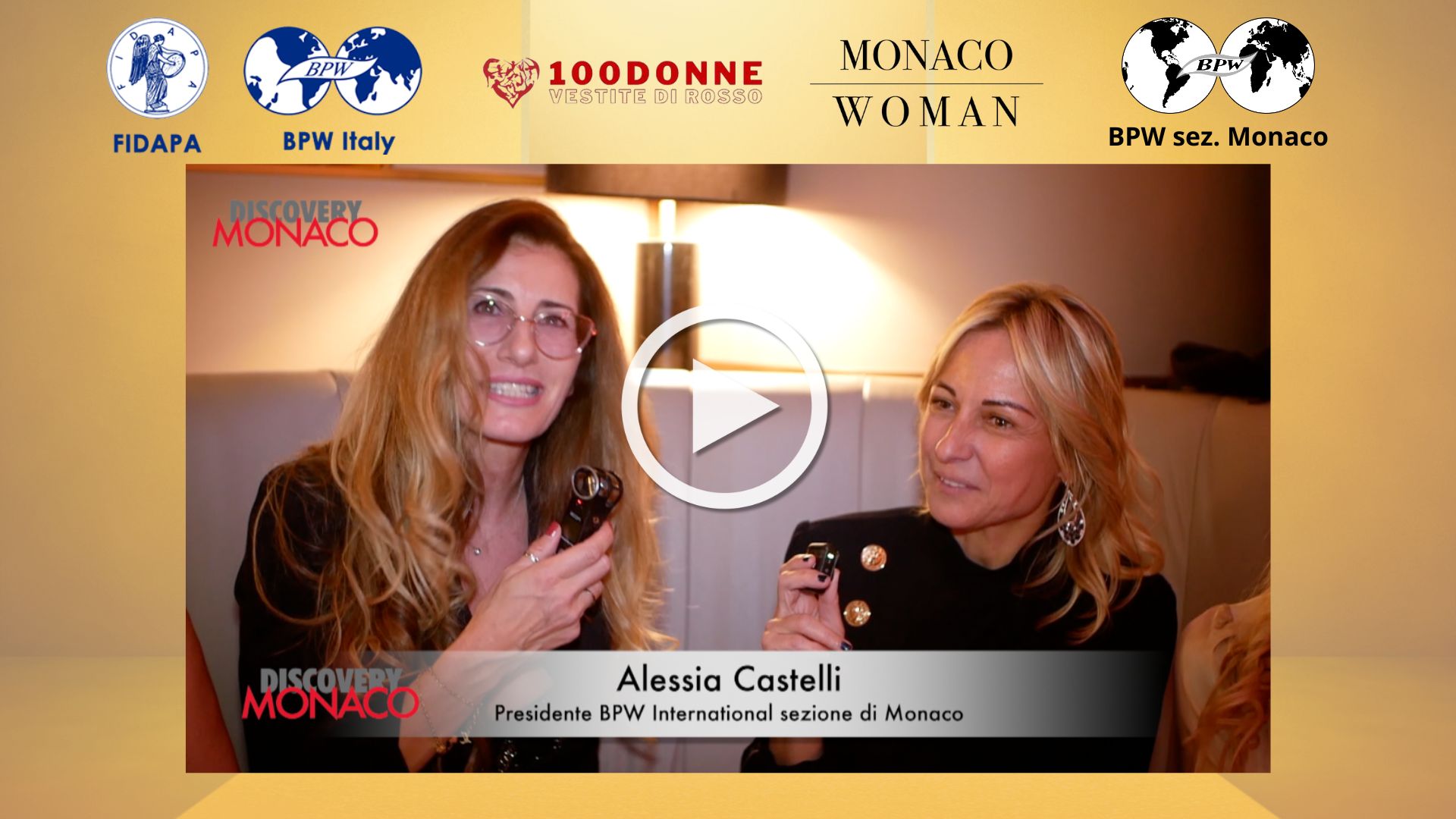 Discovery Monaco - BPW International sezione di Monaco presentazione al Twiga. Intervista Alessia Castelli