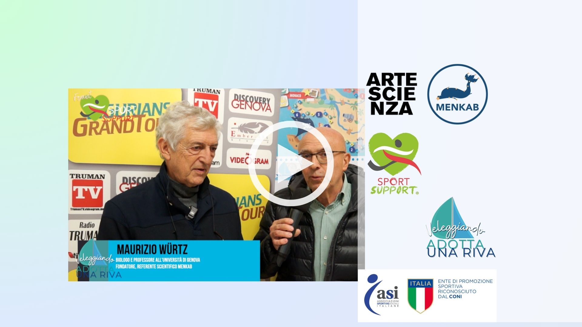 Format SPORT SUPPORT - Veleggiando Adotta Una Riva - intervista a Maurizio Würtz