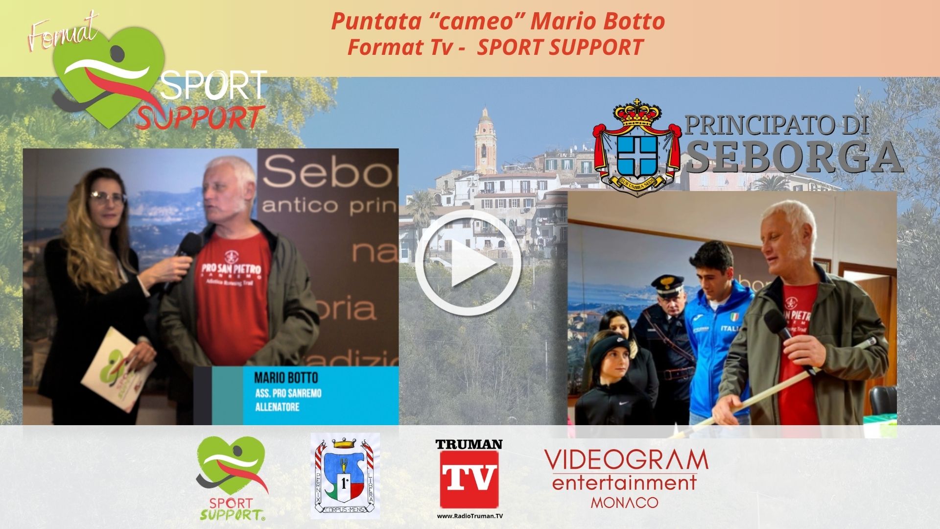 Puntata Sport Support Mario Botto Allenatore