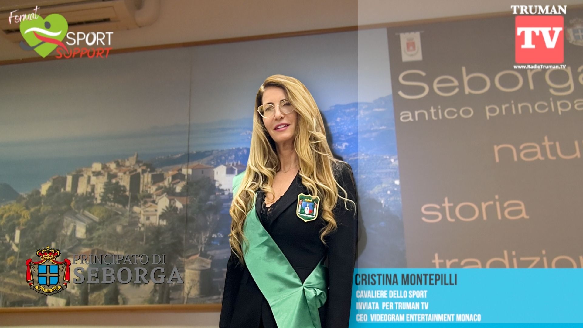 cristina montepilli cavaliere dello sport principato di seborga