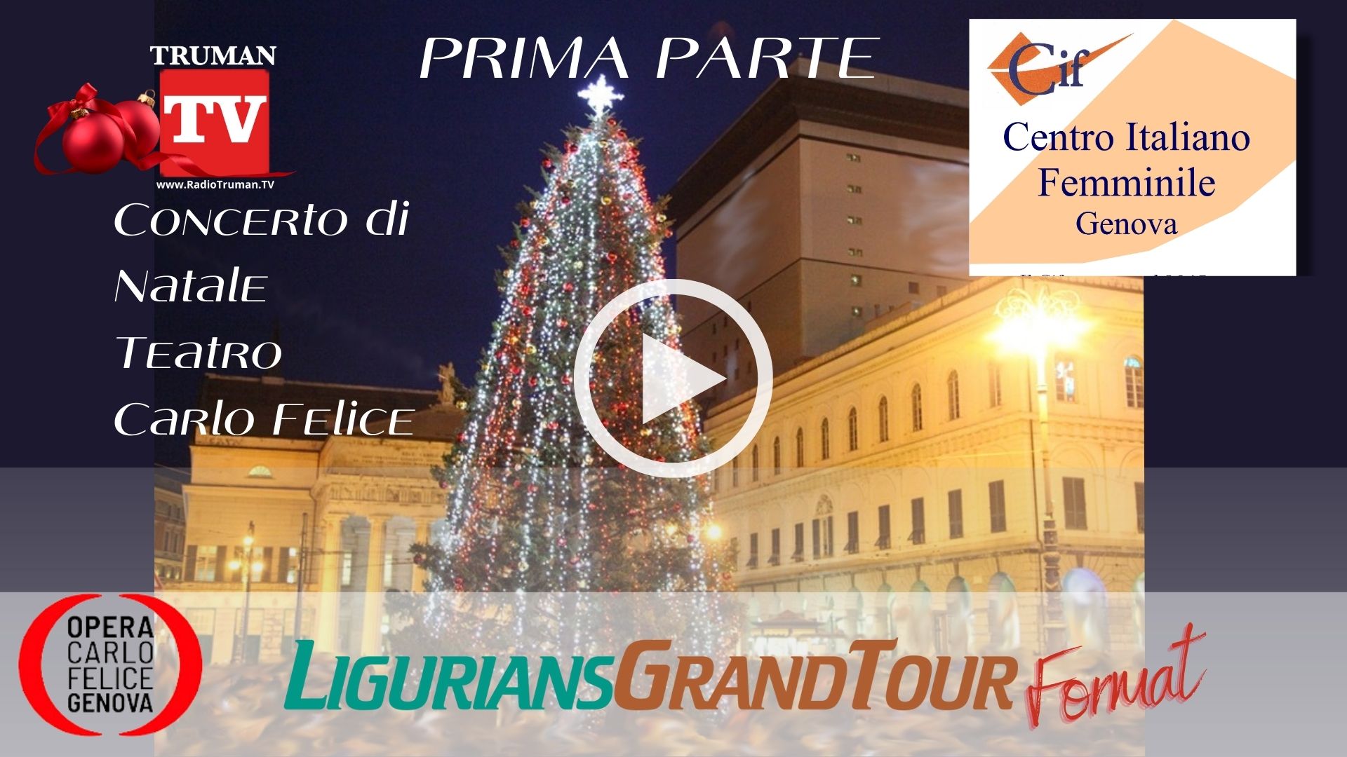 Prima Parte del "Concerto di Natale- tradizioni in musica e poesia".Format Ligurians. Discovery Genova. 