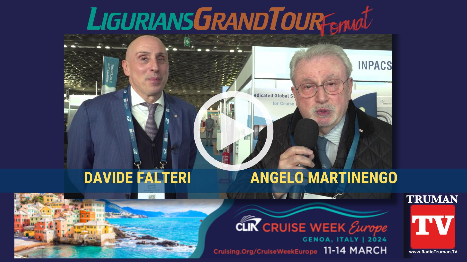 Format Ligurians Genova - Angelo Martinengo intervista Davide Falteri al CLIA European Summit