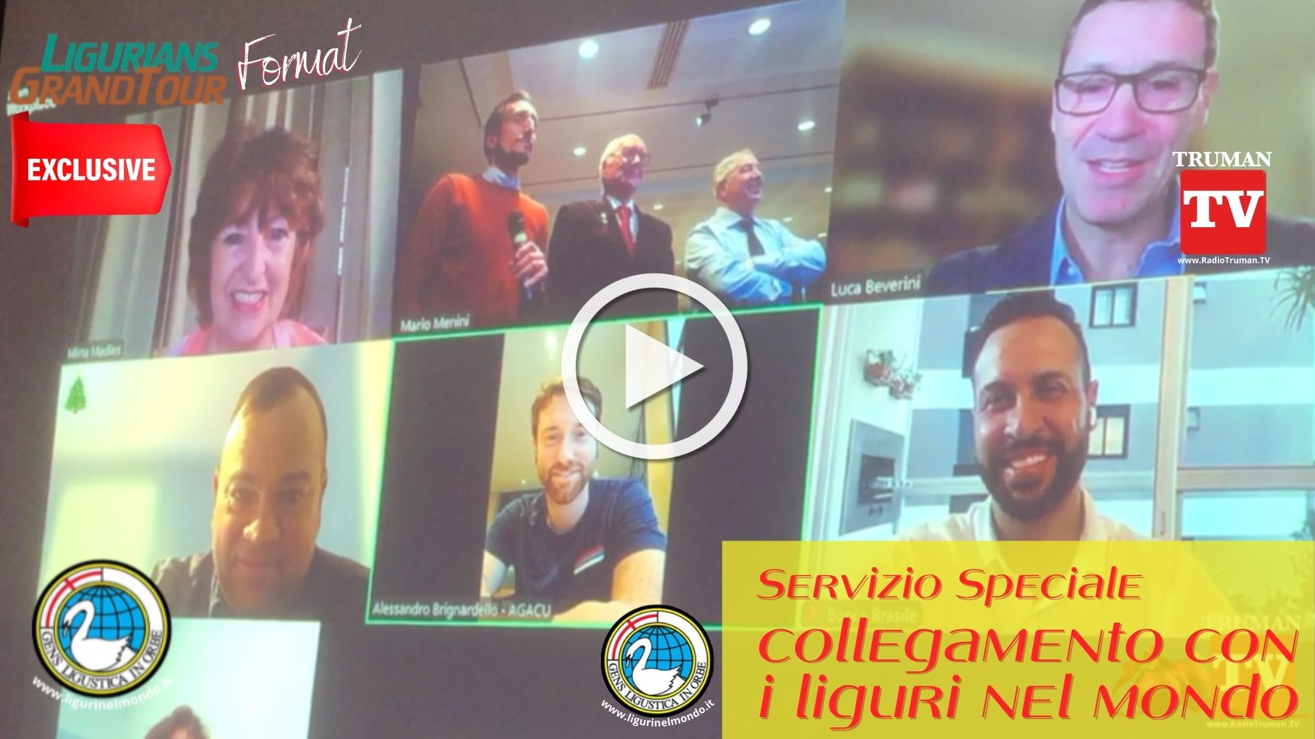 Ligurians.Puntata Speciale dedicata al collegamento con NewYork, Brasile,Argentina....
