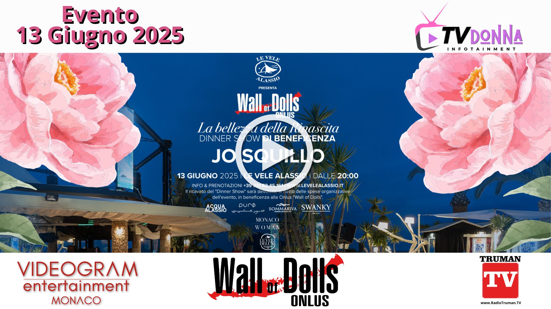 Tv Donna Le Vele. Wall of Dolls