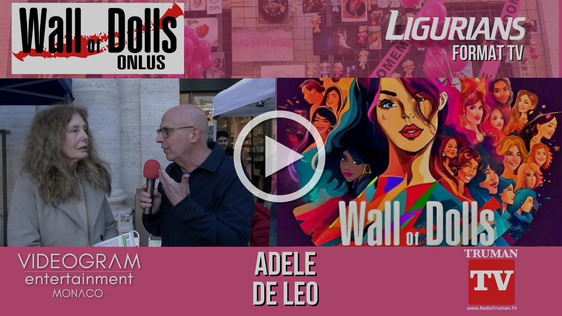 Format Tv Ligurians. Intervista Adele De Leo Wall of Dolls 8 Marzo 