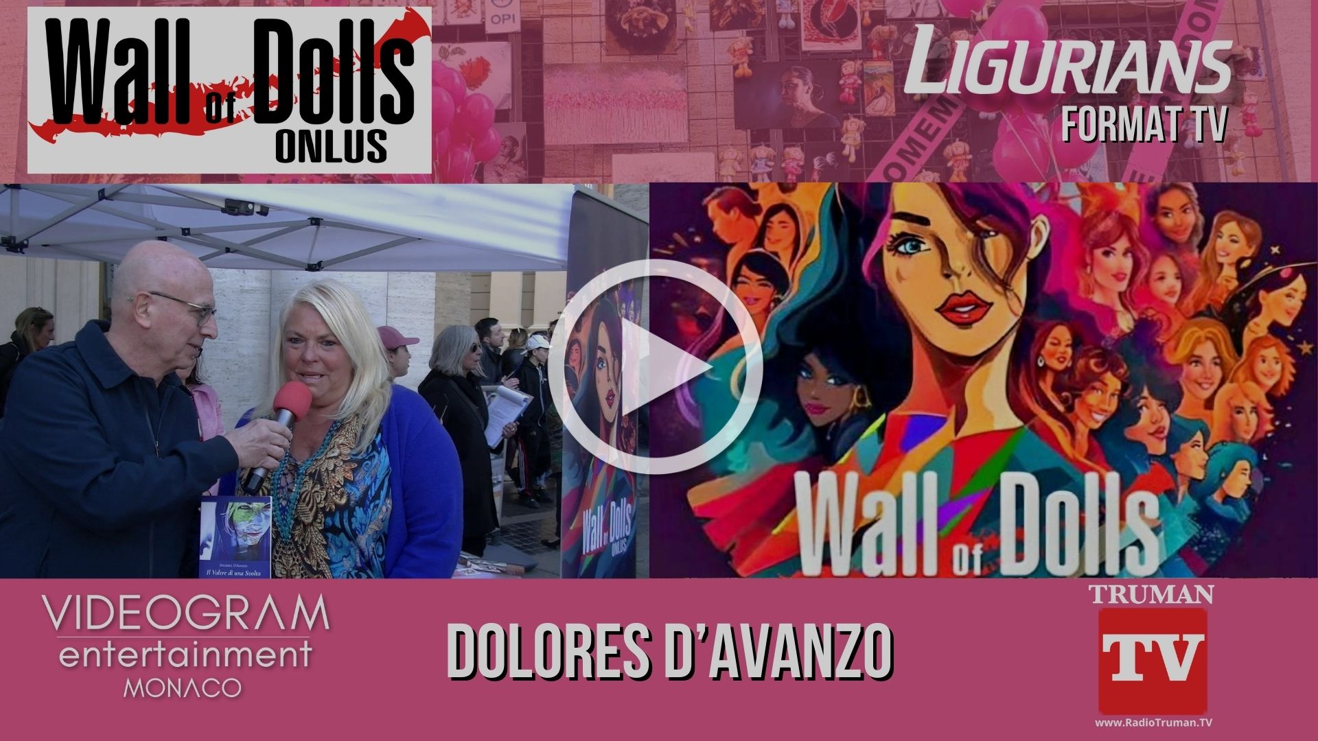 Format Tv Ligurians. Intervista Dolores D'Azanzo Wall of Dolls 8 Marzo