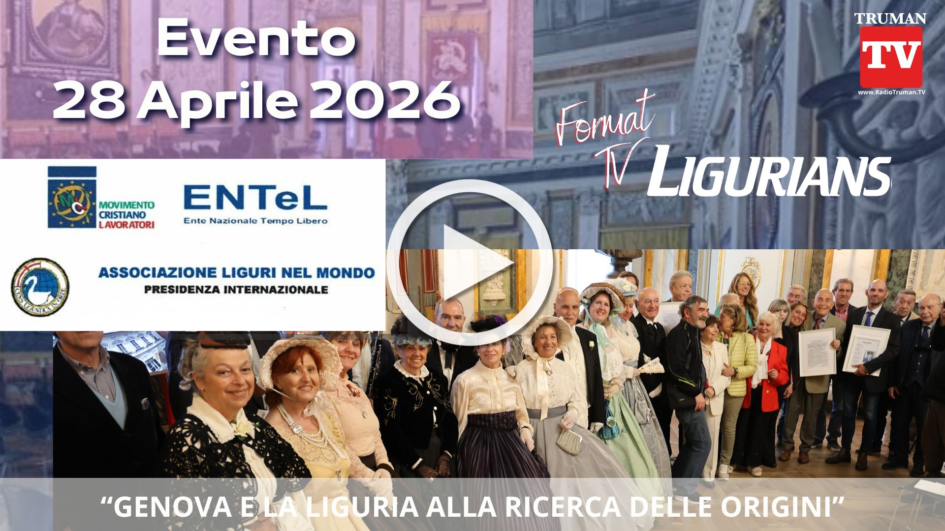 280426 GENOVA E LA LIGURIA ALLA RICERCA DELLE ORIGINI