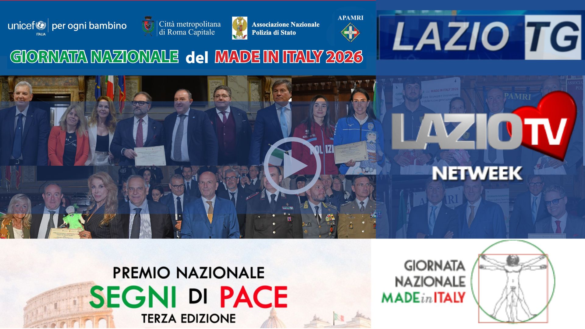 Media Partner Lazio TV Segni di Pace